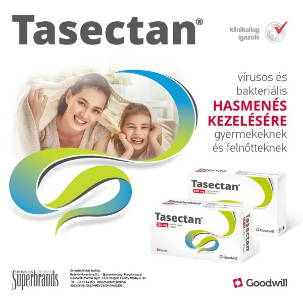 Tasectan hasmenés kezelésére